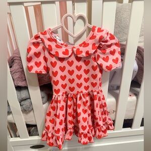 VALENTINES DAY dress- Girlhood 12/18 month dress.